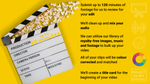 Video Package : up to 10 minutes